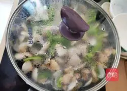 Illustration of how to make spicy white clams 12