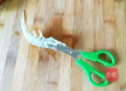 Illustration of how to make garlic vermicelli with open side shrimp 7