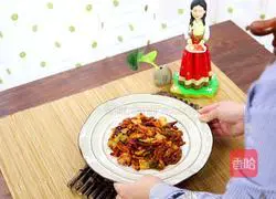 Illustration of Korean Spicy Stir-fried Octopus 14