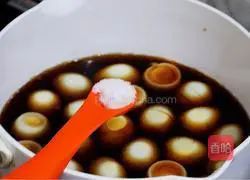 Illustration of how to make Coke quail eggs 9
