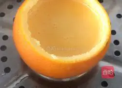 (Steamed vegetables) How to make steamed orange eggs Illustration 8