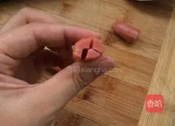 Illustration of how to make crispy sausage with broccoli 3