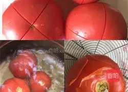 Illustration of how to make tomato scrambled eggs 1