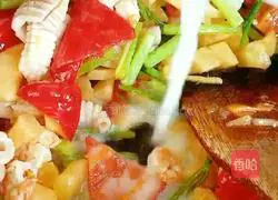 Illustration of how to make the Eight Treasures of Fortune Ship 7