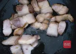 Dried vegetable braised pork Illustration of how to do it 5