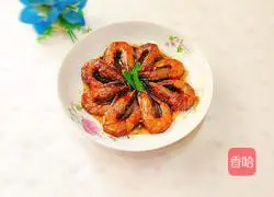 Illustration of Braised Prawns 19