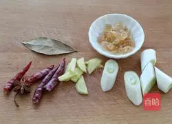 Illustration of how to make braised pork 3