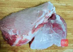 Illustration of how to make fried crispy pork 1