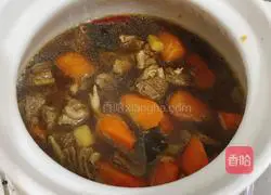 Illustration of how to stew beef brisket with carrots 4