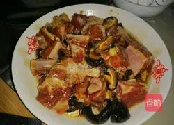 Illustration of how to make steamed spareribs with mushrooms 2