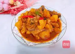 Illustration of how to cook chicken legs and roasted potatoes 13