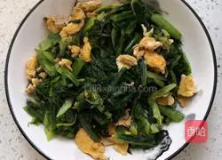 Illustration of how to make fried wheat and eggs 6