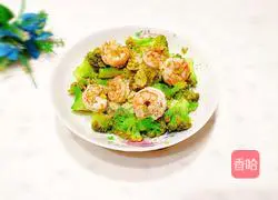 Illustration of how to make stir-fried shrimps with broccoli 15