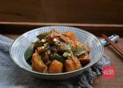 Pumpkin roast pork (Soybean paste version) Recipe 7