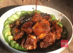  Illustration of how to make steamed pork ribs with black bean sauce 18