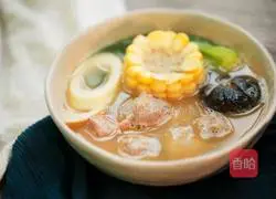 Illustration of how to make three fresh bamboo shoots and fried crispy meatballs 14