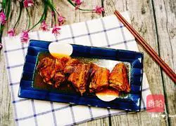 Illustration of how to make soy sauce bones 17