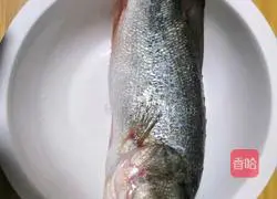 Illustration of steamed sea bass 1