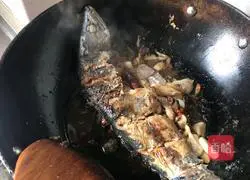 Illustration of braised mackerel 4