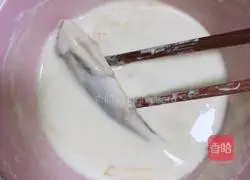 Illustration of how to make tempura small yellow flowers 10