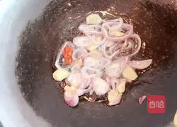 Illustration of braised chicken with mushrooms 4