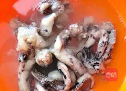 Illustration of how to make fried squid 4 