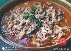 Illustration of how to make boiled pork slices 4