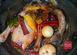 Illustration of braised blue-headed duck 6