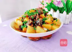 Illustration of how to cook turtle and potatoes 19