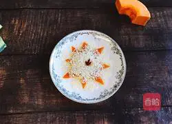 Illustration of making glutinous rice pumpkin 6