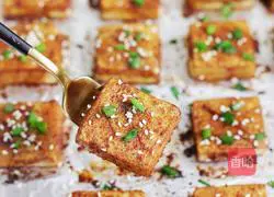 Illustration of how to make flavored grilled tofu 8