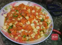 Illustration of how to make three-color grains 7