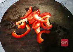 Illustration of how to make fried pork slices with king oyster mushroom 11