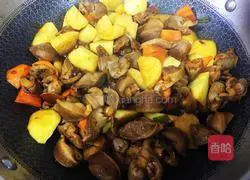 Three cups of chicken gizzards recipe 6