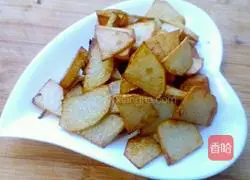 Illustration of how to make dry pot potato slices 3