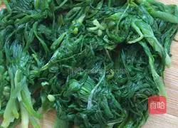 Illustration of braised pork with wild onions 2