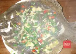 Illustration of steamed turbot fish 4