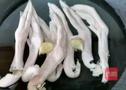 Illustration of braised duck feet 2