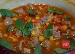 Illustration of how to make tomato beef brisket 11