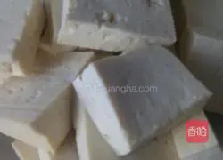 Illustration of how to make colorful tofu 1