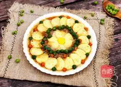 Illustration of how to make hibiscus tofu 9