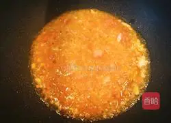 Illustration of how to make tomato chicken meatballs 10