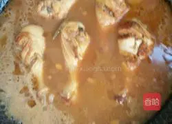 Illustration of stewed chicken legs 7