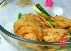 Illustration of how to make golden potato chips and fragrant chicken wings 6