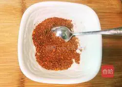 Illustration of how to make spicy grilled tofu 4