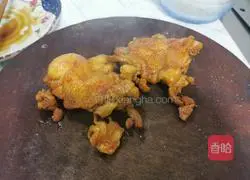 Illustration of how to make teriyaki chicken leg rice 7