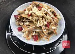 Illustration of steaming dried fish 7