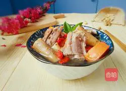 Illustration of braised yam ribs 11