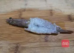 Illustration of how to make garlic vermicelli shrimp 3