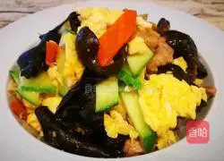 Illustration of how to make Mushu Pork 10